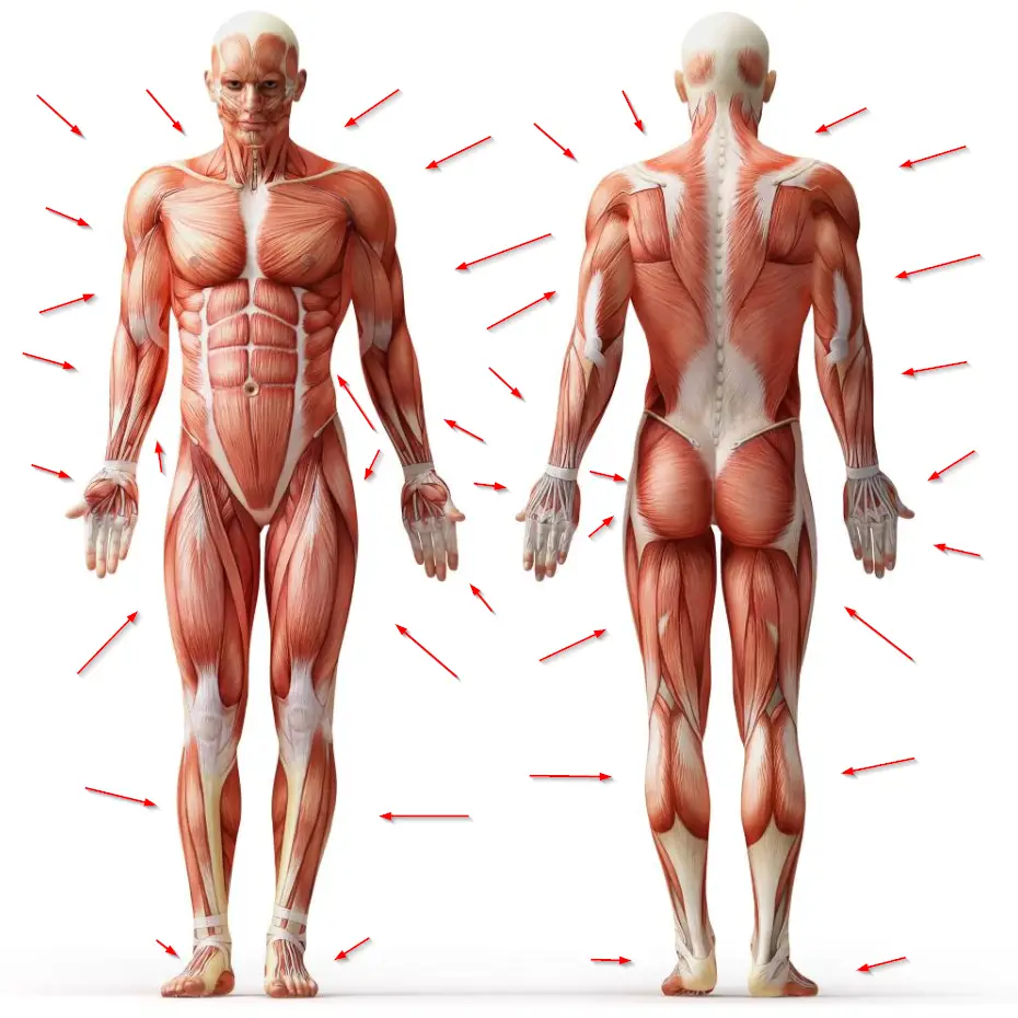 image shows which muscles are worked during the deadlift
